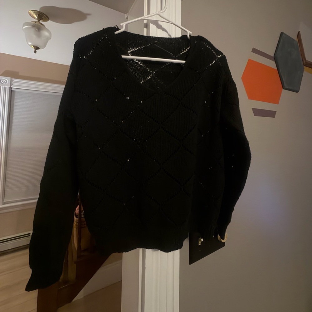 Elegant Black Women's Sweater